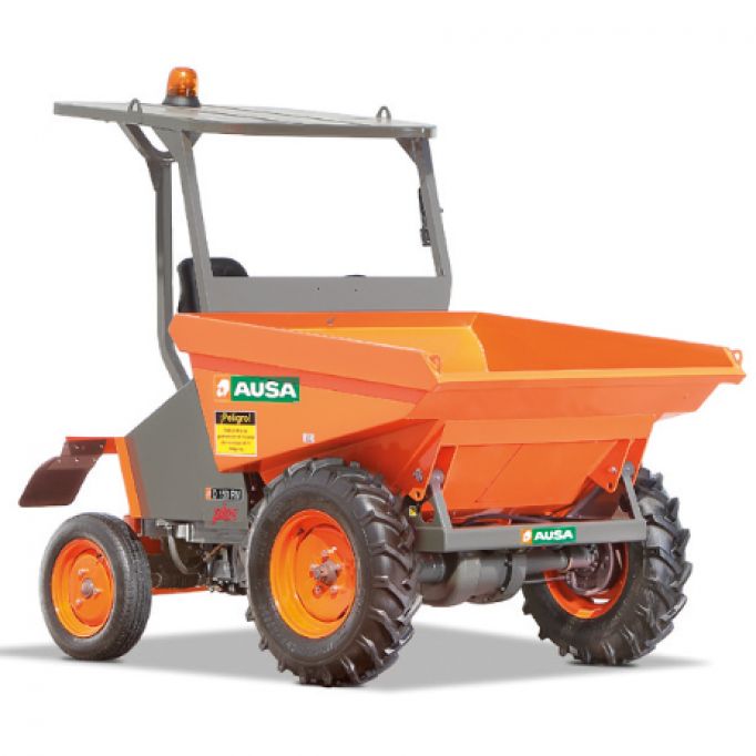 DUMPER CON PALA CARGADORA